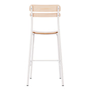 Commercial White Bar Stool