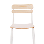Commercial White Bar Stool