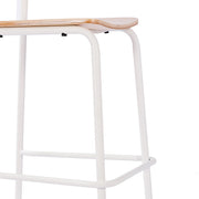 Commercial White Bar Stool