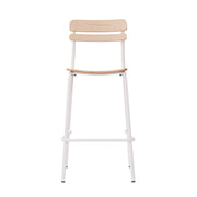 Commercial White Bar Stool
