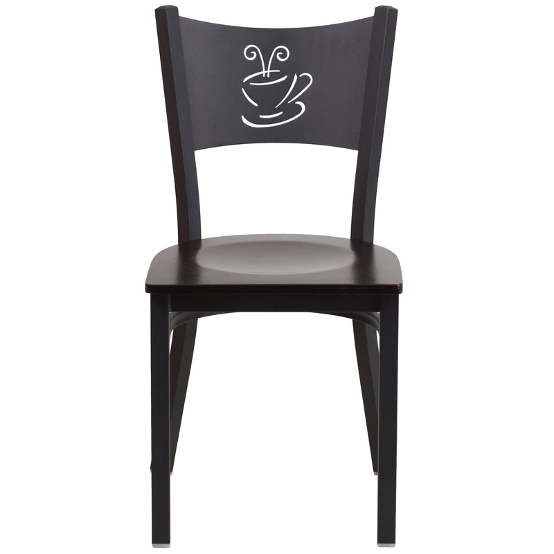 Black Coffee Chair-Wal Seat