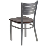 Silver Slat Chair-Wal Seat