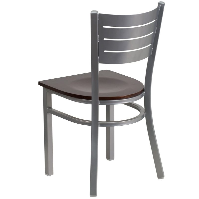 Silver Slat Chair-Wal Seat
