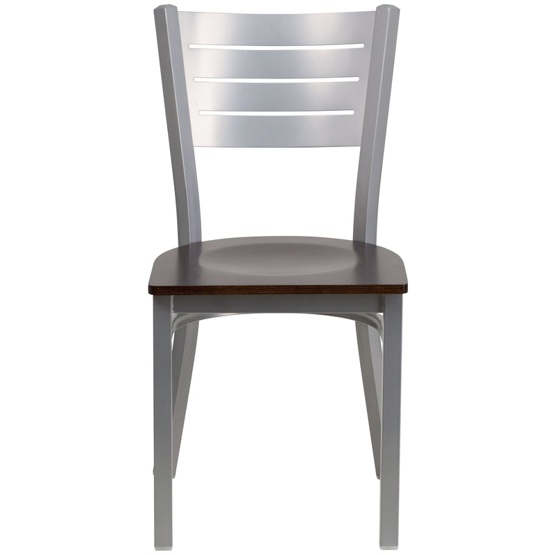 Silver Slat Chair-Wal Seat
