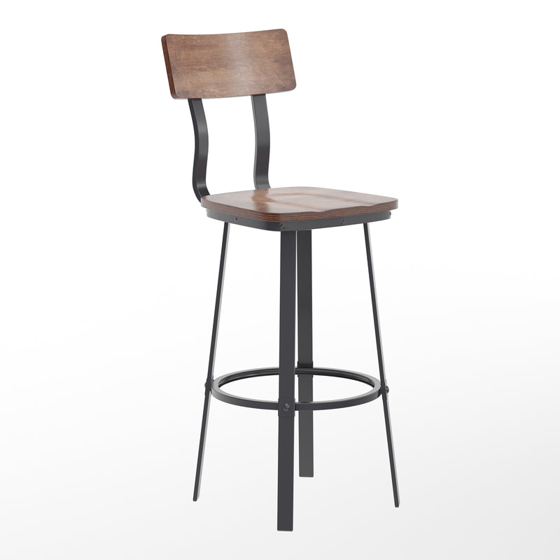 Ant Copper/Gray Metal Barstool