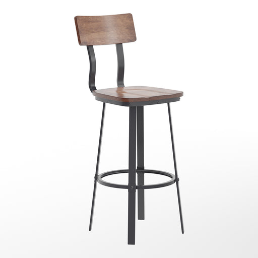 Ant Copper/Gray Metal Barstool