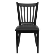 Black Vert Chair-Black Seat