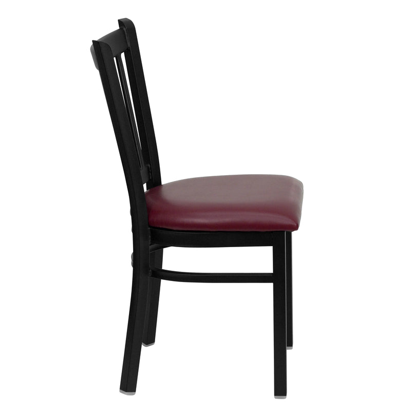 Black Vert Chair-Burg Seat