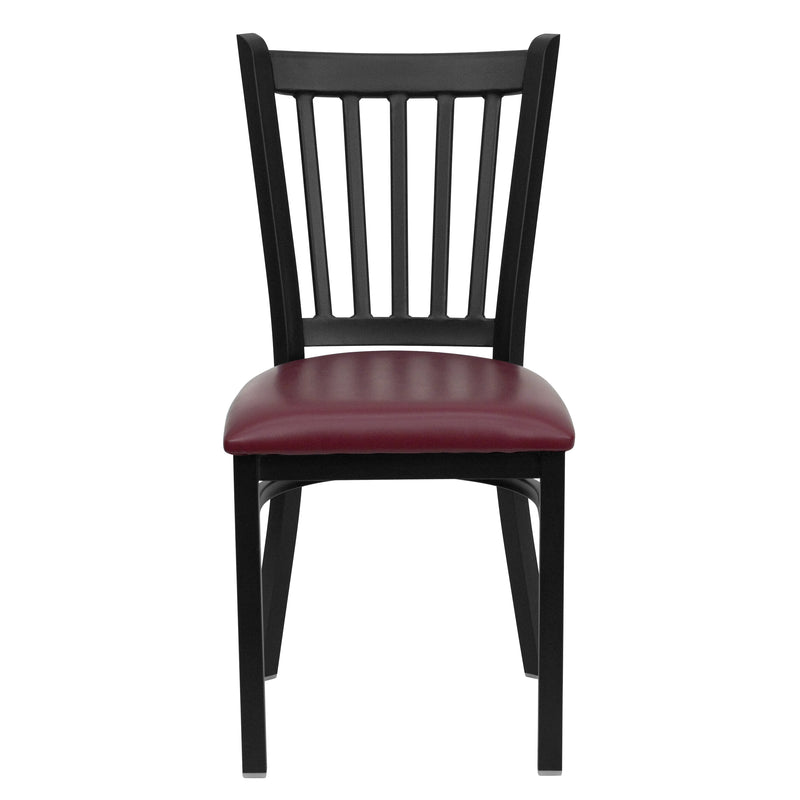 Black Vert Chair-Burg Seat
