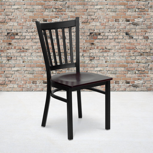 Black Vert Chair-Mah Seat
