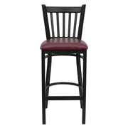 Black Vert Stool-Burg Seat