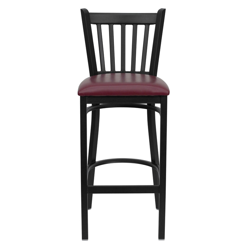 Black Vert Stool-Burg Seat