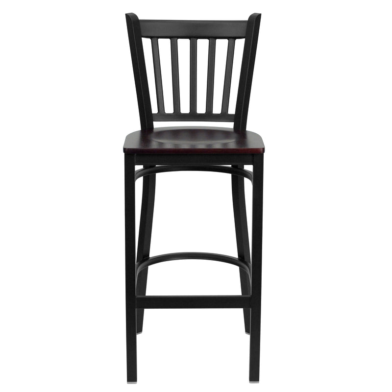 Black Vert Stool-Mah Seat