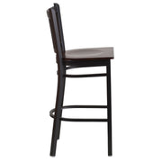 Black Vert Stool-Wal Seat