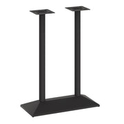 27x15 Black Double Table Base