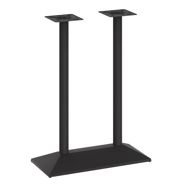 27x15 Black Double Table Base