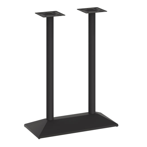 27x15 Black Double Table Base