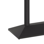 27x15 Black Double Table Base