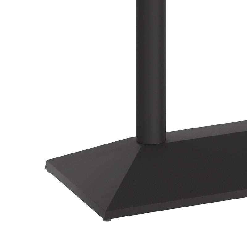 27x15 Black Double Table Base