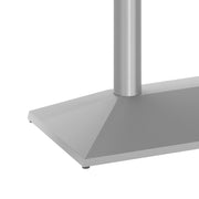 27x15 Silver Double Table Base