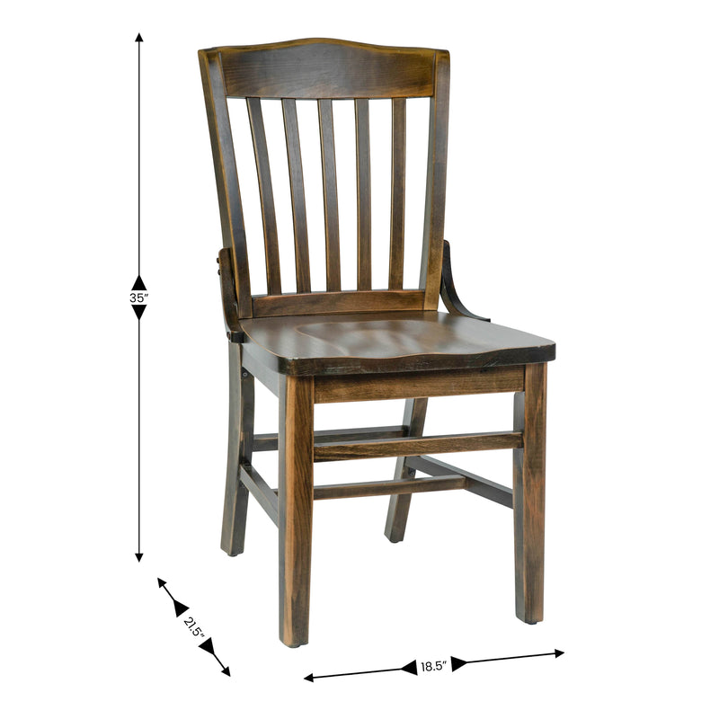 AQ Copper Wood Dining Chair