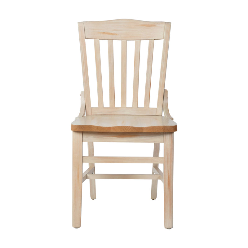 AQ White Wood Dining Chair