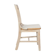 AQ White Wood Dining Chair