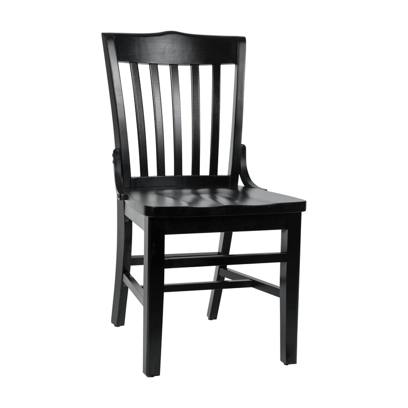 Black Wood Dining Chair
