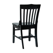 Black Wood Dining Chair