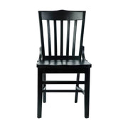 Black Wood Dining Chair