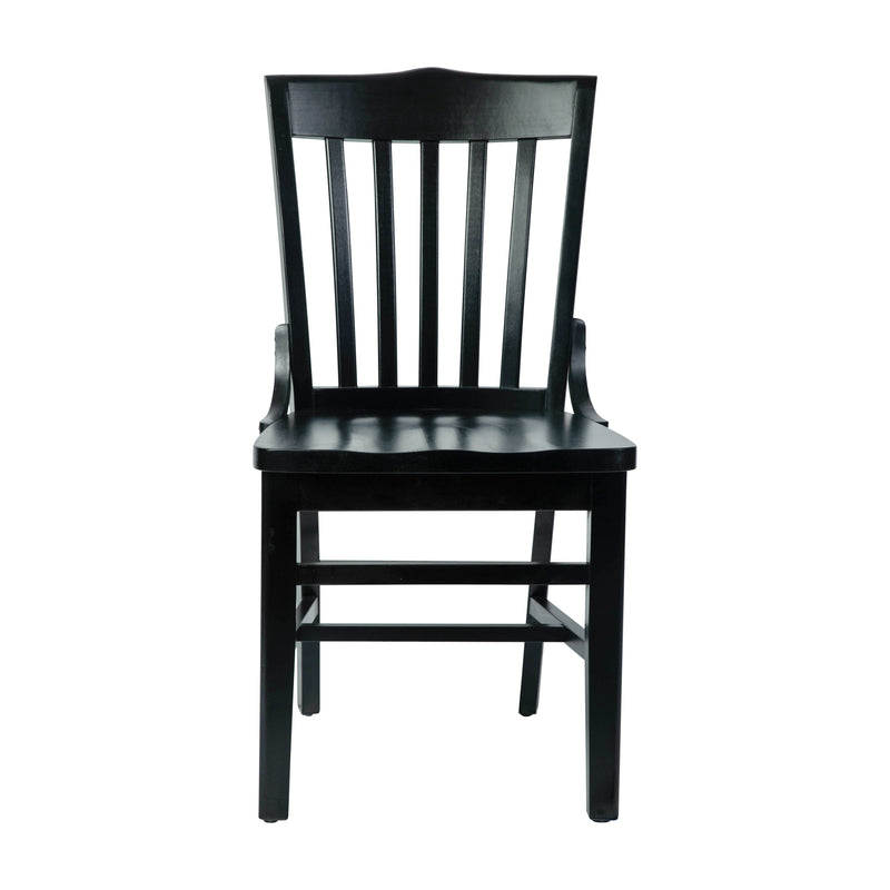 Black Wood Dining Chair