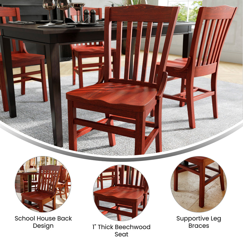 Mahogany Wood Dining Chair