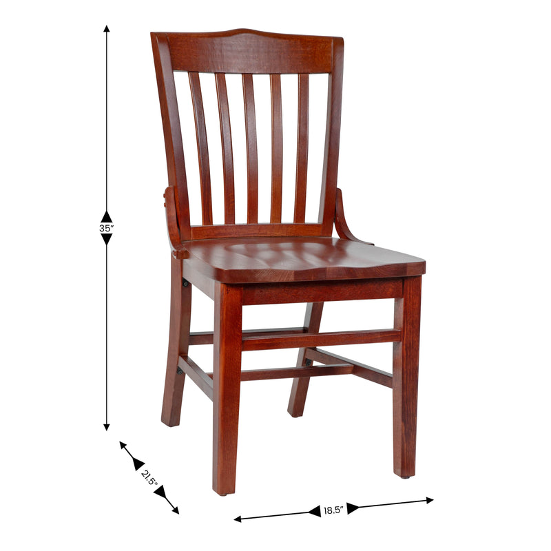 Mahogany Wood Dining Chair