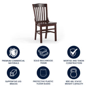 Walnut Wood Dining Chair