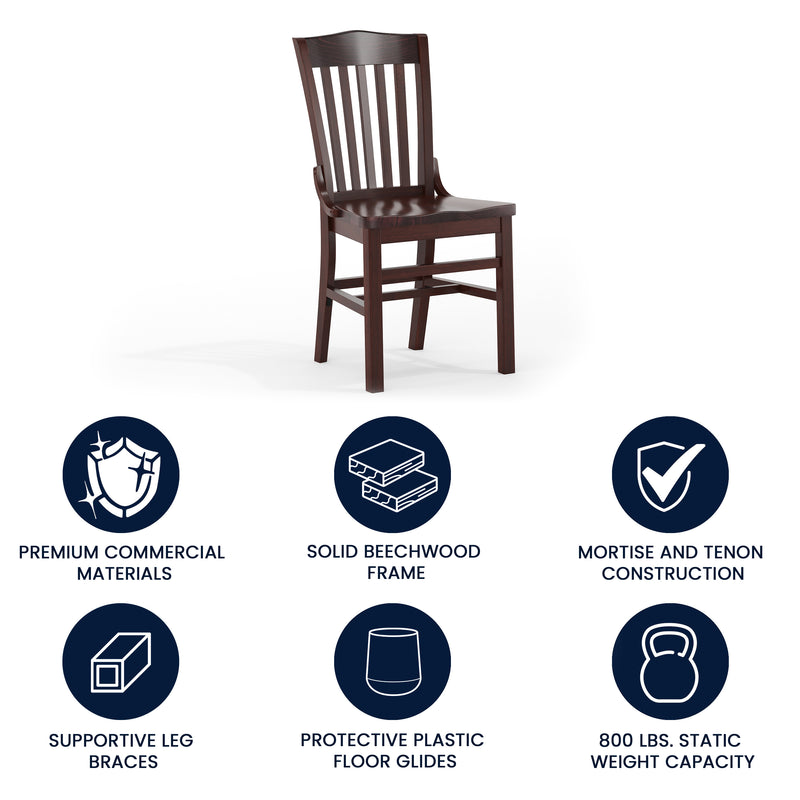 Walnut Wood Dining Chair