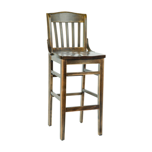 AQ Copper Wood Stool