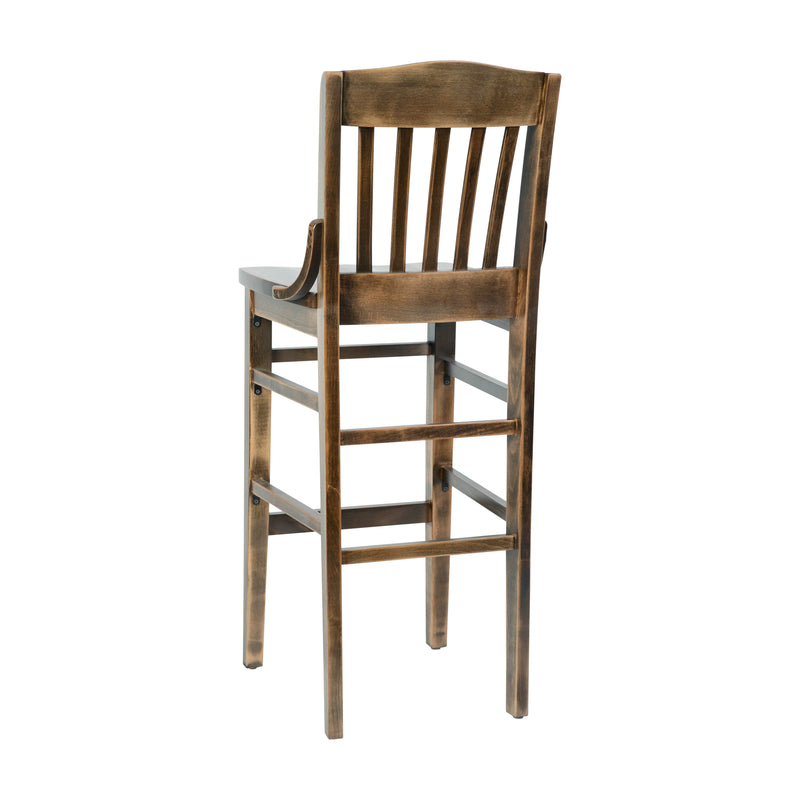 AQ Copper Wood Stool