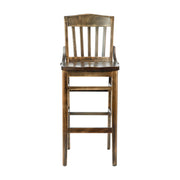 AQ Copper Wood Stool