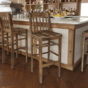 AQ Copper Wood Stool