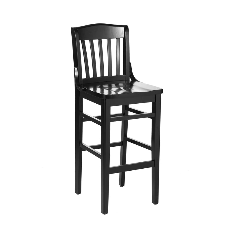 Black Wood Stool