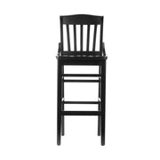 Black Wood Stool