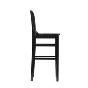 Black Wood Stool