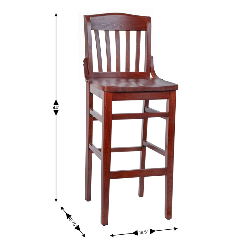 Mahogany Wood Stool