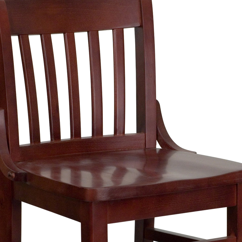 Mahogany Wood Stool
