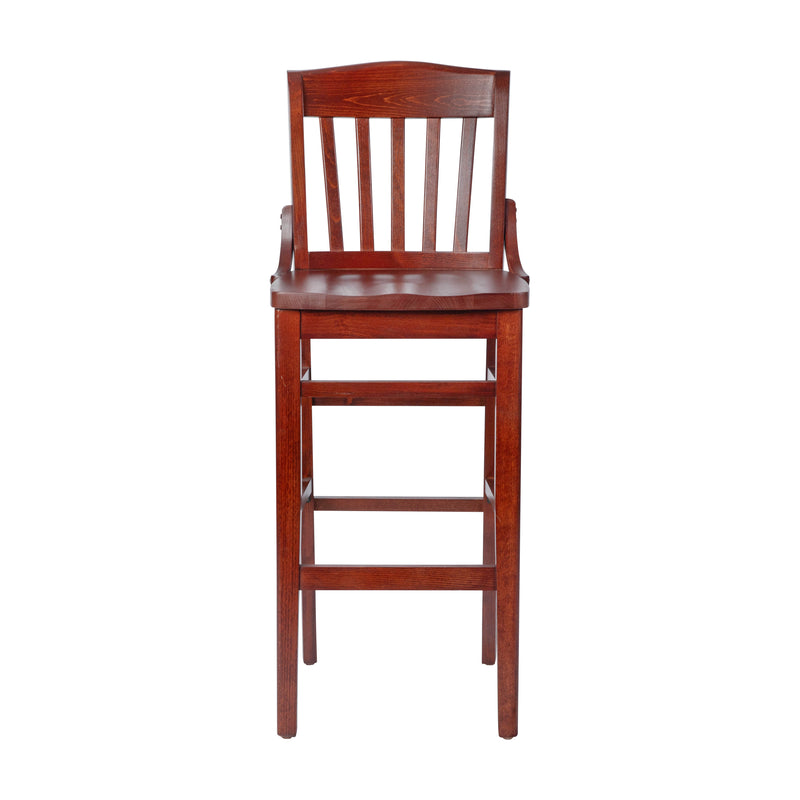 Mahogany Wood Stool