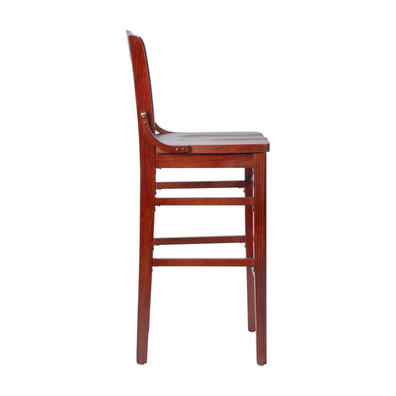 Mahogany Wood Stool