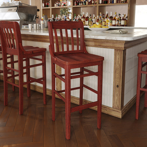 Mahogany Wood Stool
