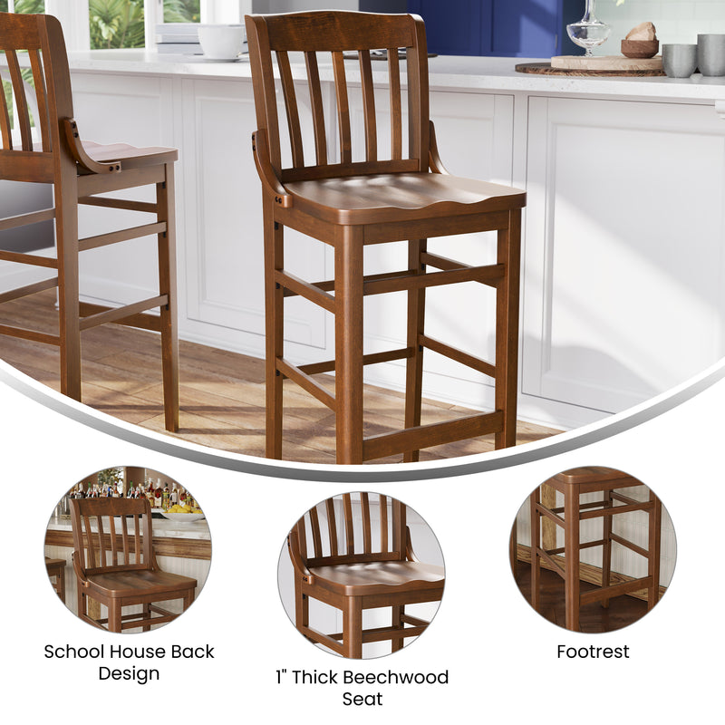 Walnut Wood Stool