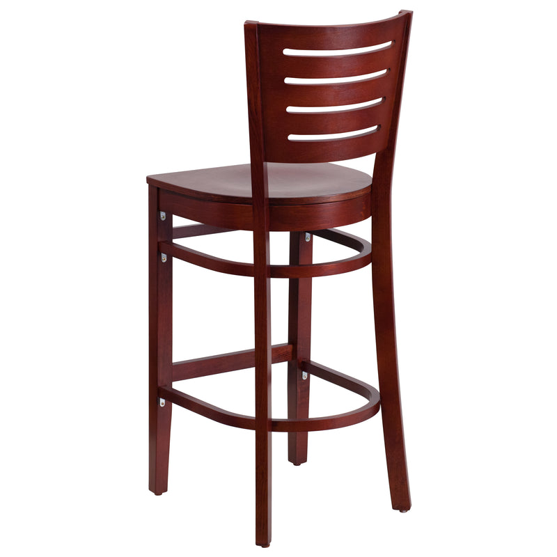 Mahogany Wood Stool