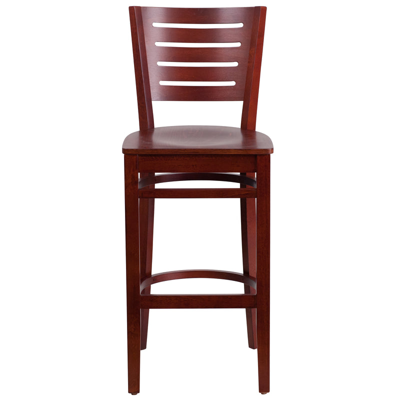 Mahogany Wood Stool